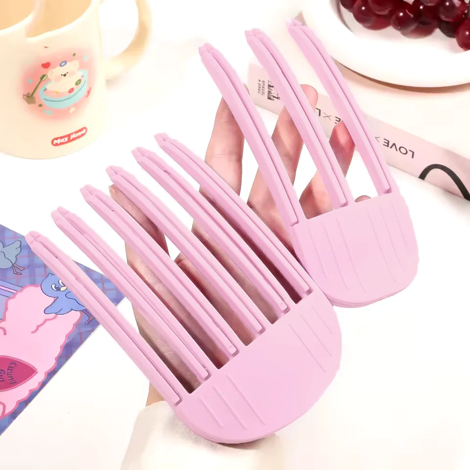 1/2 natural fluffy hairpins non-heat hairpins DIY hair style fluffy tools hair root clips curling fixed shape clips hairpins set