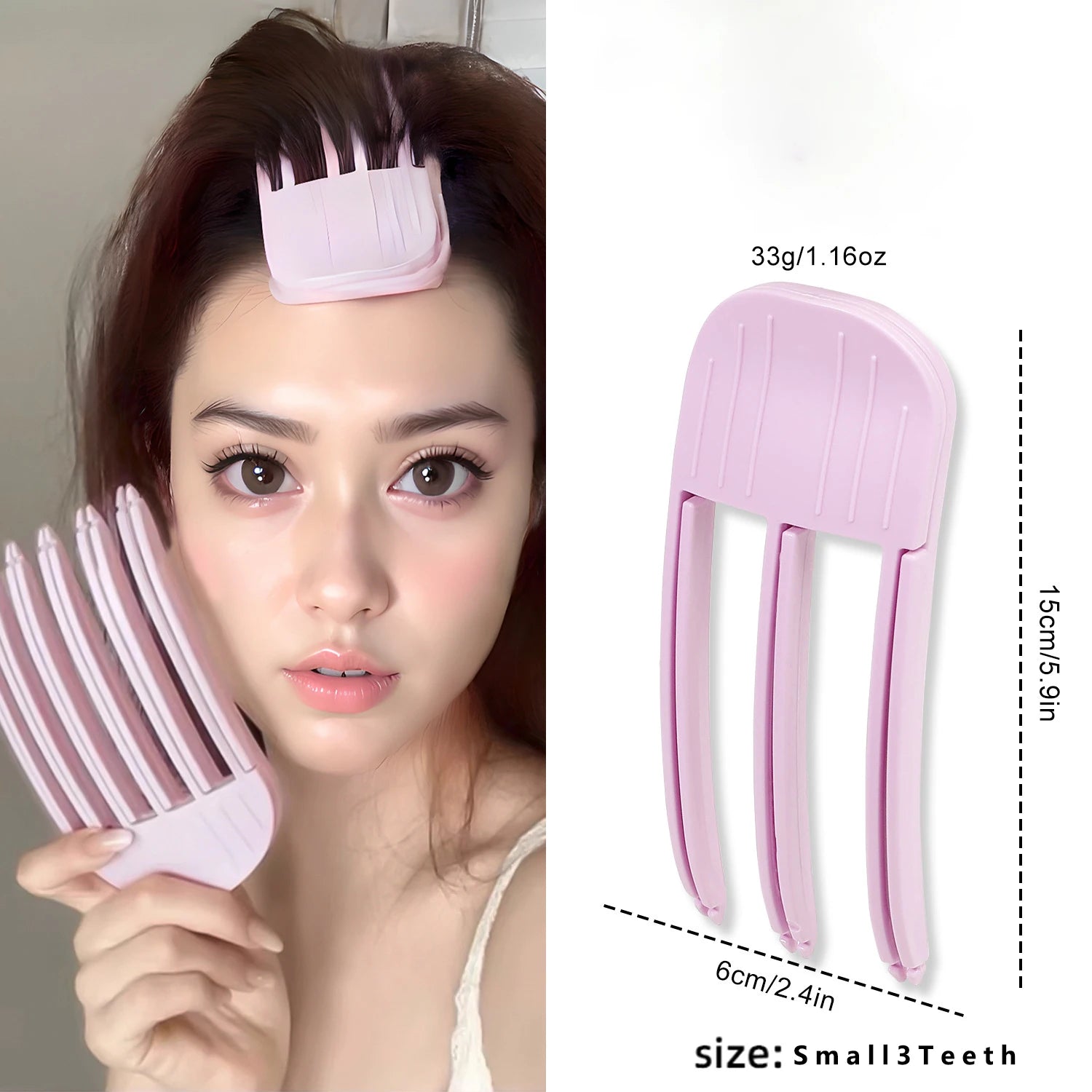 1/2 natural fluffy hairpins non-heat hairpins DIY hair style fluffy tools hair root clips curling fixed shape clips hairpins set