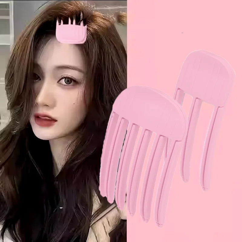 1/2 natural fluffy hairpins non-heat hairpins DIY hair style fluffy tools hair root clips curling fixed shape clips hairpins set